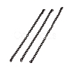 Ion Plating(IP) 304 Stainless Steel Cable Chains CHS-WH0007-01B-EB-1
