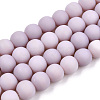 Opaque Glass Beads Strands GLAA-T032-P8mm-MD07-1