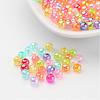 Transparent AB Color Acrylic Beads X-PL731M-1