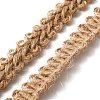 Braided Burlap Ribbon OCOR-WH0073-78-1