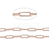 Ion Plating(IP) 304 Stainless Steel Paperclip Chains CHS-O010-01RG-4