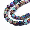 Natural Regalite/Imperial Jasper/Sea Sediment Jasper Beads Strands X-G-Z008-01B-3