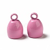 Spray Painted 201 Stainless Steel Cord Ends STAS-G304-01-2