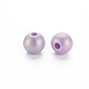 Spray Painted Opaque Acrylic Beads ACRP-S679-B33-3
