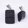 Synthetic Blue Goldstone Pendants G-Q996-13-2