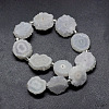 Natural Druzy Quartz Crystal Beads Strands G-F582-A15-2