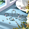 100Pcs 304 Stainless Steel Rhinestone Settings STAS-UN0030-67-3