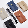 Nbeads 5Pcs 5 Colors Rectangle Imitation Leather Single Watch Storage Bag ABAG-NB0002-03-4