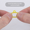 60Pcs 2 Style Silicone Pendant SIL-GF0001-43A-6
