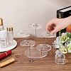 5-Tier Round Acrylic Finger Ring Rotating Display Risers RDIS-WH0018-06A-3