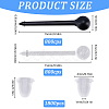 Eco-Friendly Plastic Stud Earring Findings KY-SC0002-23-2