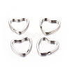 Heart Iron Split Key Rings X-E564-2-1