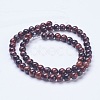 Dyed & Heated Natural Red Tiger Eye Beads Strands G-D855-04-6mm-2