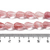 Cherry Quartz Glass Beads Strands G-P520-B18-01-5