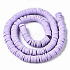 Handmade Polymer Clay Beads Strands X-CLAY-R089-8mm-146-3