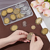 DIY Brooch Making Kits DIY-PH0032-29AG-3
