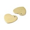 Ion Plating(IP) 201 Stainless Steel Charms STAS-H191-01C-G-2
