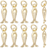 10Pcs Brass Pendants KK-BBC0025-86-1