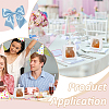 Cardboard Paper Cake Boxes with Plastic Visible Window and Handle CON-WH0117-04B-5