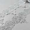 Polyester Flower Lace Ribbon OCOR-WH20012-63-1