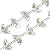 Electroplate Transparent Glass Beads EGLA-H112-05HP-03-1