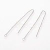 Tarnish Resistant 304 Stainless Steel Earring Findings X-STAS-S070-1