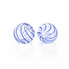 Transparent Handmade Blown Glass Globe Beads GLAA-T012-35C-07-2