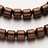 Electroplate Non-magnetic Synthetic Hematite Bead Strands G-F300-28-08-1