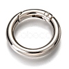 Zinc Alloy Spring Gate Rings X-PALLOY-C100-01P-08-1