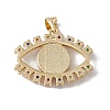 Brass Micro Pave Colorful Cubic Zirconia Pendants KK-G439-64G-2