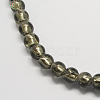 Handmade Silver Foil Glass Beads FOIL-R054-2-2