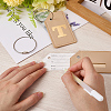 PU Leather Luggage Tag AJEW-WH20010-81D-3