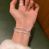 Alloy Cuff Bangles for Women FS-WGE8895-01-3