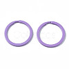 Spray Painted Iron Split Key Rings X-KEYC-S255-003-4