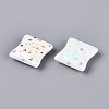 Printed Opaque Acrylic Beads OACR-Q199-02-3