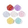 UV Plating Opaque Acrylic Beads OACR-N161-08-1