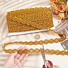 Polyester Braided Lantern Lace Ribbon SENE-WH0003-36C-3