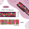 Ethnic Style Polyester Ribbons OCOR-WH0079-65A-2