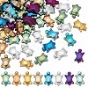 80pcs 8 colors Electroplate Non-magnetic Synthetic Hematite Beads Strands G-AR0005-13-1