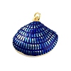 Real 18K Gold Plated Rack Plating Brass Enamel Pendants KK-M293-32G-02-1