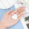 Alloy Rhinestone Pendant Necklaces NJEW-WH0008-01S-3