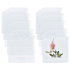 Transparent PVC Plastic Self-Adhesive Bags ABAG-WH0032-39-1