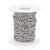 Tarnish Resistant 304 Stainless Steel Figaro Chain CHS-M003-12P-D-4