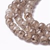 Spray Painted Glass Beads Strands GLAA-A038-C-56-3