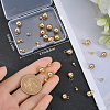 40Pcs 2 Styles Brass Charms KK-BBC0015-23-3
