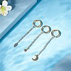 Iron Ends with Twist Chains CH-CH017-G-5cm-5