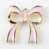 Bowknot Alloy Enamel Pendants X-ENAM-Q033-22B-2