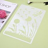 Plastic Reusable Drawing Painting Stencils Templates DIY-F018-B11-6
