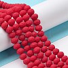 Glass Beads Strands X1-EGLA-A034-P2mm-MD22-2