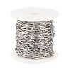 Tarnish Resistant 304 Stainless Steel Paperclip Chains CHS-F010-01D-P-3